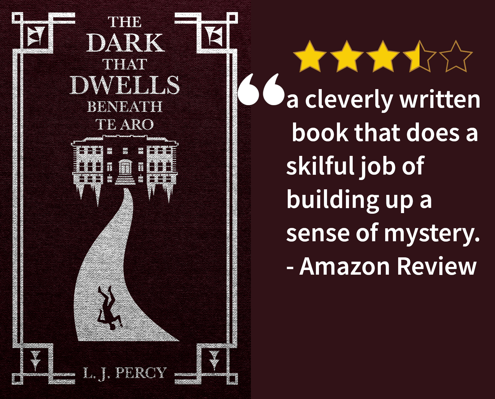The Dark That Dwells Beneath Te Aro rated 4 stars on Amazon books